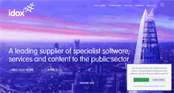 Desktop Screenshot of idoxgroup.com